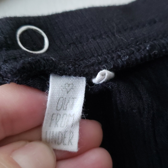 Urban Outfitters black open back romper - Picture 3 of 7